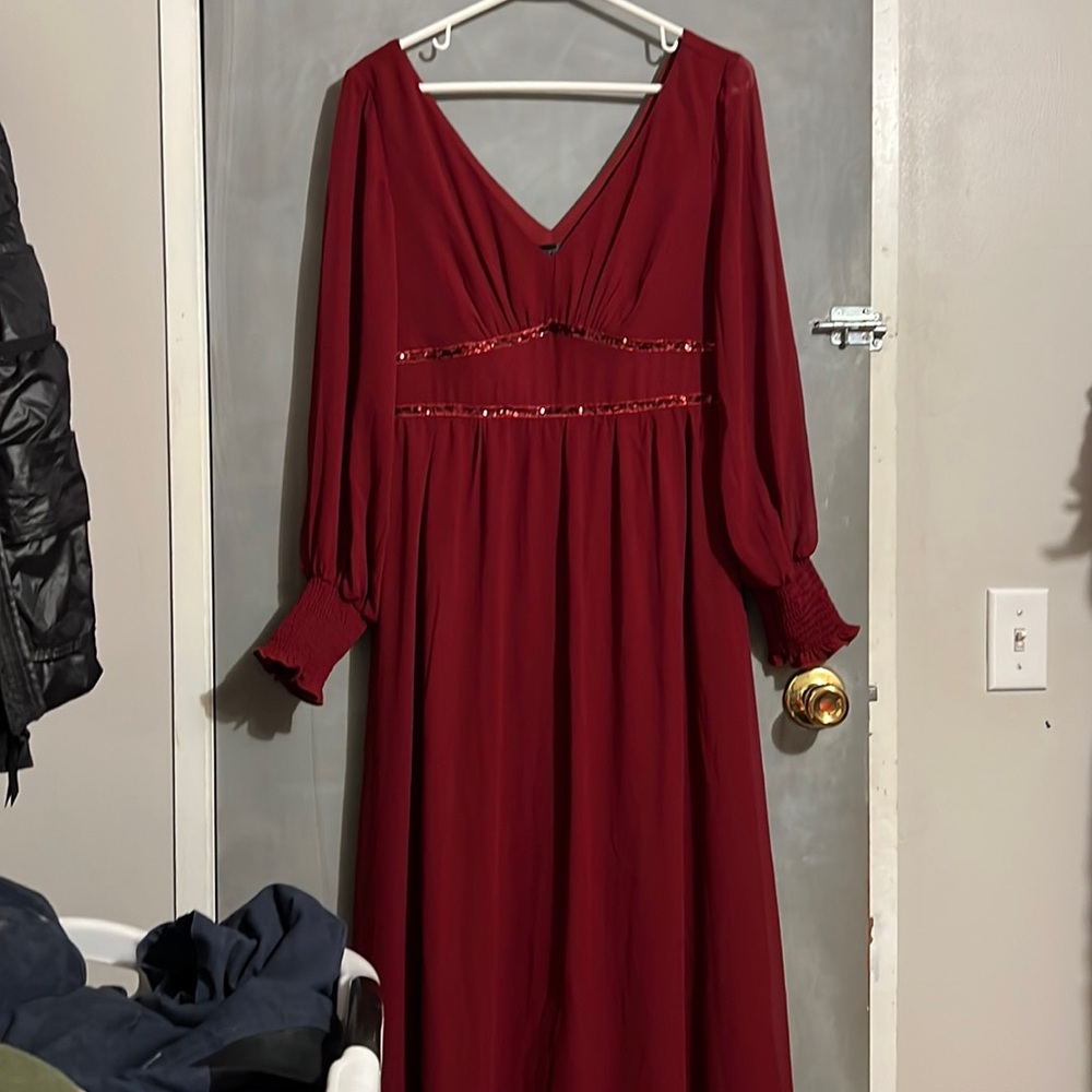 Red dress